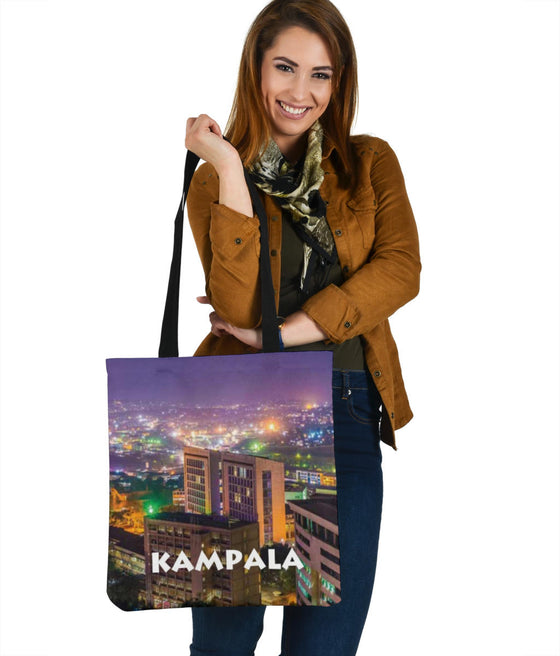 Kampala - Uganda | Africa | Night | Skyline| Tote Bag