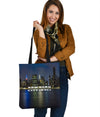 New York City USA  | North America | Night Skyline | Tote Bag