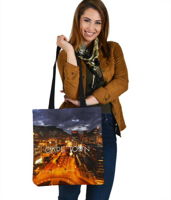 CAPE TOWN | AFRICA | NIGHT | SKYLINE | TOTE BAG