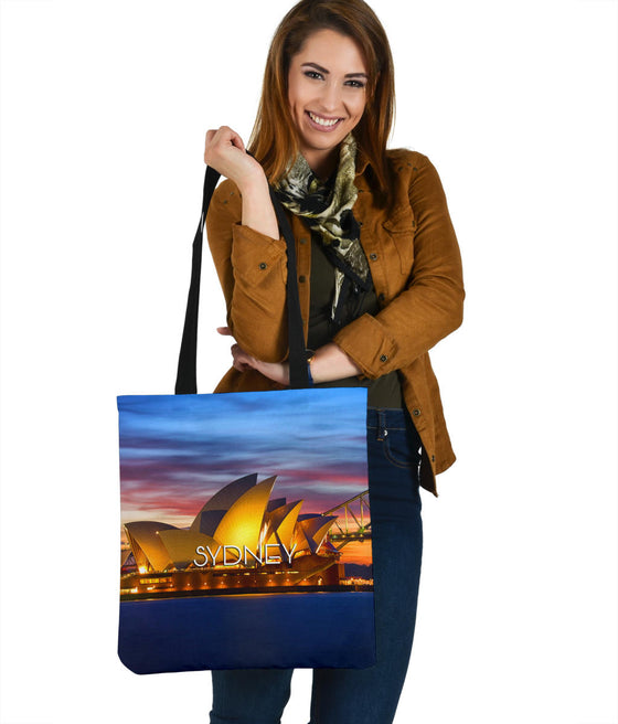 SYDNEY | AUSTRALIA | NIGHT | SKYLINE | TOTE BAG