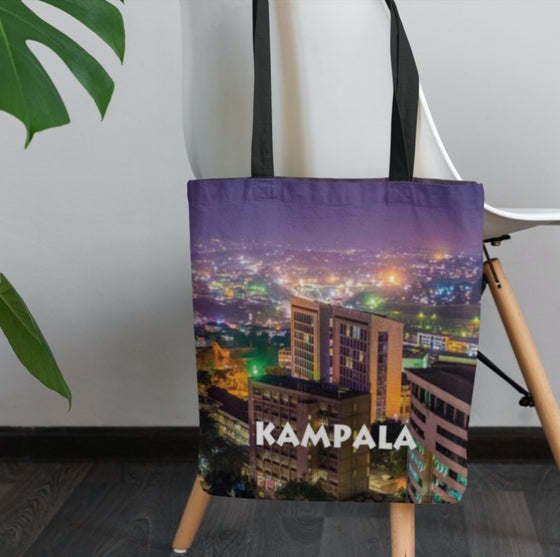 Kampala - Uganda | Africa | Night | Skyline| Tote Bag