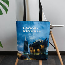  Lagos - Nigeria | Africa |Night | Skyline | Tote Bag