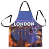 London | Europe |Night Skyline| Women's Apron -