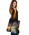 Dubai City | Asia| Skyline | Night| Tote Bag