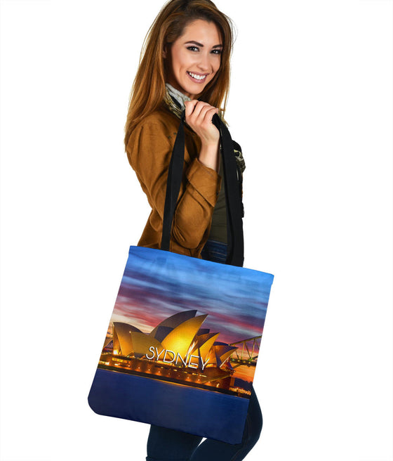 SYDNEY | AUSTRALIA | NIGHT | SKYLINE | TOTE BAG