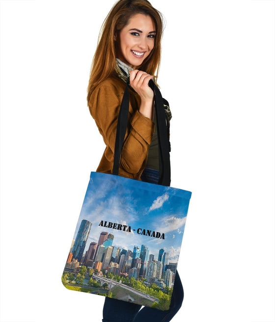 Alberta - Canada | North America | Day Skyline | Tote Bag