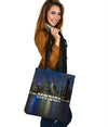 New York City USA  | North America | Night Skyline | Tote Bag