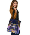 Kampala | Africa | Night | Skyline | Tote Bags