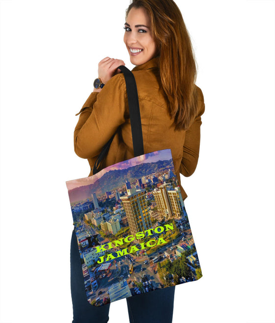 Kingston - Jamaica | North America | Day Skyline | Tote Bag