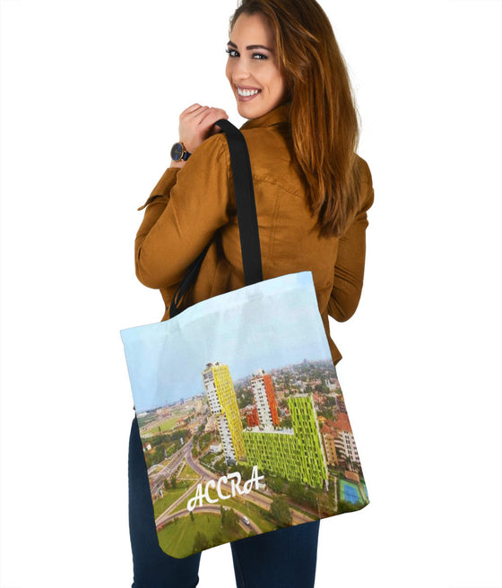 Accra - Ghana | Africa |Day Skyline | Tote Bag