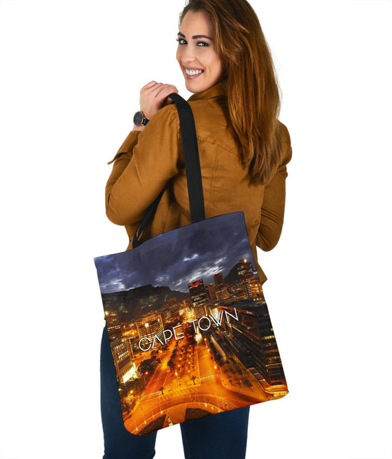 CAPE TOWN | AFRICA | NIGHT | SKYLINE | TOTE BAG