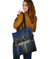 New York City USA  | North America | Night Skyline | Tote Bag