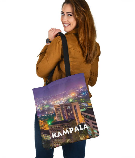 Kampala - Uganda | Africa | Night | Skyline| Tote Bag