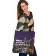 New York City  USA | North America | Night Skyline | Tote Bag