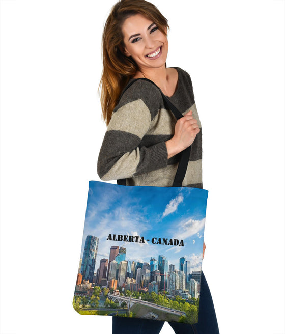 Alberta - Canada | North America | Day Skyline | Tote Bag