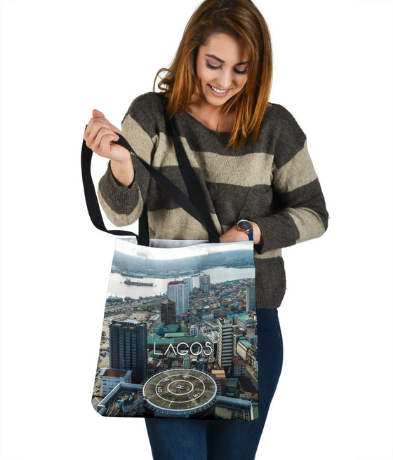 LAGOS | AFRICA | DAY | SKYLINE | TOTE BAG