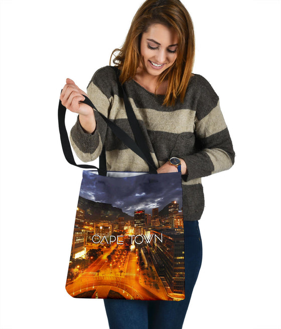 CAPE TOWN | AFRICA | NIGHT | SKYLINE | TOTE BAG