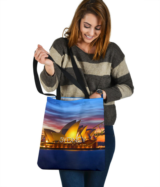 SYDNEY | AUSTRALIA | NIGHT | SKYLINE | TOTE BAG