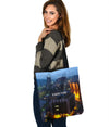 Yaounde -Cameroon | Africa | Night Skyline | Tote Bag