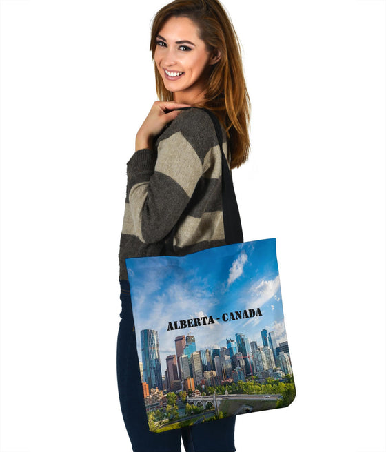 Alberta - Canada | North America | Day Skyline | Tote Bag