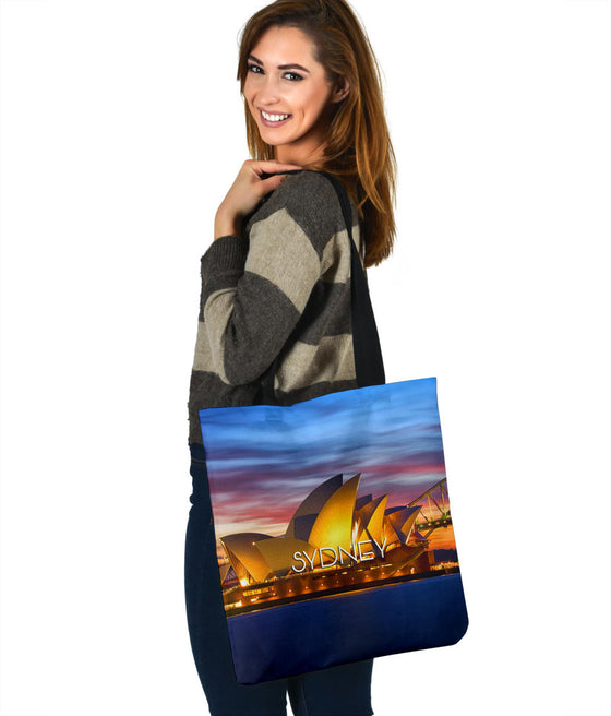 SYDNEY | AUSTRALIA | NIGHT | SKYLINE | TOTE BAG