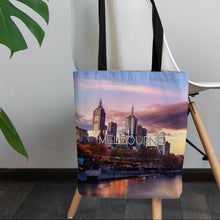  MELBOURNE | AUSTRALIA | NIGHT | SKYLINE | TOTE BAG